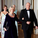 King Harald and The Duchess of Cornwall arrive for the official banquet at the Royal Palace   (Photo: Lise Åserud / Scanpix)